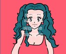 かわいいイラスト描きます ポップもレトロも可愛いイラストかきます イメージ5