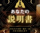 あなたの説明書｜本質・強み・弱みを全部出します 約8,000字の詳細な鑑定書を作成しお届けいたします イメージ1