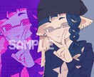 イカ達のかわいい、かっこいいイラストを制作します アイコンやプレゼント用など幅広くお受け致します！ イメージ5