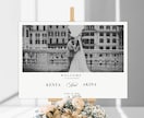 結婚式やパーティーのウェルカムボード制作します 海外デザインで写真入りの特別なオリジナルウェディングボードを イメージ3