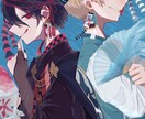 ツヤサラっとした透明感あるイラスト描きます アイコンやゲーム用の立ち絵などに使うと高級感上がります イメージ6