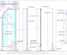 家具図面・造作図面・詳細図面の作成をいたします 図面作成致します。メーカー様デザイナー様からの依頼を承ります イメージ5