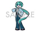 ポップなカートゥーン風デフォルメイラストを描きます あなたのキャラクターを、かわいいデフォルメイラストに！ イメージ3