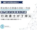 夫婦間・男女間の約束を誓約書・合意書にします 不倫・再構築・離婚前の約束を行政書士が文書化 イメージ1