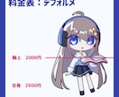 等身立ち絵からデフォルメまで！イラスト制作します ポップな絵柄が特徴の立ち絵・アイコン・一枚絵等お求めの方へ イメージ3
