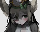 SNSで使えるアイコン描きます 厚塗りで彩度低め質感の強めな絵が描けます！ イメージ1