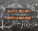 あなたの数学の相談に乗ります お客様の寄り添い、お客様の数学に関するお悩み聞かせてください イメージ1