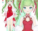 Vtuberの立ち絵を制作をします Vtuberのキャラクターデザイン(パーツ分け込み) イメージ10