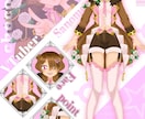 live2D用パーツ分けイラスト描きます VTuberさん、配信者さんにピッタリのお体仕立てます！ イメージ3
