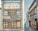 大切な記憶を形に残す貴方だけの特別な一枚描きます 建物をスケッチ風の水彩画で蘇らせる。新築建物のイメージ画にも イメージ4