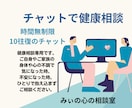 健康相談　気持ちが緩和し整理できるように努めます 大丈夫かな？という心配な気持ちを整えるための健康相談です イメージ1