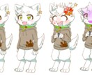 ケモノキャラクターのイラスト作成します ケモノ系のイラストを立ち絵から１枚絵まで！！ イメージ3