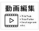 SNS向けの動画編集をします 各種SNSの動画を効率よく作成します！ イメージ1
