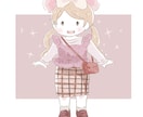 シンプルでかわいいアイコンを作成します SNSやブログ用にゆるふわアイコンを描きます！ イメージ3
