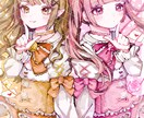 可愛くて暖かいイラストかきます 可愛くてキラキラしてる女の子のイラストを作成します♪ イメージ6