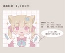 ゆるかわアイコンイラスト作成いたします シンプル小物2種無料 / 商用利用可能です！ イメージ3