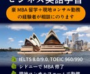 ビジネス英語の学習法について相談にのります 豪MBA留学＋現地コンサルファーム勤務の経験者が話します イメージ1