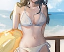 商用/短納期◎厚塗り1枚絵描きます 男女問わず◎キービジュ/グッズ/パネル開け/配信/歌みた イメージ9