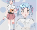 アニメ塗りで目を引く美少女キャラクターを描きます 商用可、IRIAM・ゲーム用等にあなただけのイラストをお届け イメージ5