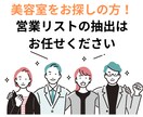 即納品可能！美容室の営業先のリストを作成します 5円/件～ まずは地域×件数をご相談ください イメージ1