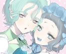 アイコンなどイラスト描きます キャラクターイラストを描きます。 イメージ1