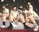 等身/ミニキャラ/一枚絵etc　なんでも描きます リアルと2次元が混合したような絵を描く人を探している方に イメージ7