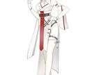 人物のイラスト(全身)を描かせていただきます 全身立ち絵イラスト(背景無し) イメージ3