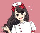 あなたの写真を少女漫画風イラストにします SNSアイコンやプレゼントに♪ イメージ2