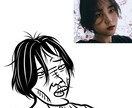 修正無し、おもしろ似顔絵描きますます お写真を元に似顔絵イラストをお描きします！ イメージ3
