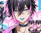 値下中！Live2Dモデリング制作いたします 持込イラストを表情豊かで可愛く魅力的に動かします イメージ9