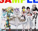 キャラクターデザイン・イラスト制作します TRPGや動画等、立ち絵イラストをお求めの方へ イメージ4