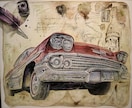 大切な愛車リアルに描きます 現在の愛車や以前乗っていた思い出の車、憧れの車など描きます！ イメージ3