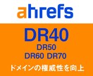 SEO対策のDRを40～70にします 信頼のSEOサービスで検索順位アップ！ イメージ1