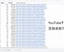 YouTubeのデータ収集いたします あなたが欲しい範囲であなたの希望の項目を提供します。 イメージ1