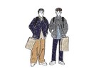 おしゃれファッション誌風の似顔絵イラストを描きます SNSで思わず目に止まるお洒落シンプルなイラストを描きます！ イメージ4