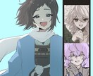 一律8,000円！少し陰のあるイラストお届けします アイコンイラストから一枚絵まで幅広く対応可能です！ イメージ4