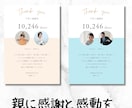 結婚式の贈呈品として「子育て感謝状」をお作りします ご両親に一生に一度の記念品を贈りましょう イメージ1