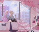 様々な雰囲気の一枚絵作成できます 商用◎3月内であればスピーディーにご対応可能です♪ イメージ1