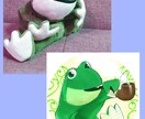 ぬいぐるみの似顔絵SNSアイコン描きます 写真を元にぬいぐるみのアイコンを描きます。無料修正無制限です イメージ2