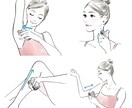 雑誌やメディアで実績有☆カットイラスト描きます オシャレで目を惹く挿絵をお描きします！人物・食物・建物 イメージ5