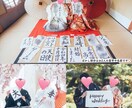 結婚式和装フォト、記念日デザイン作成ます 最近トレンドになっている和装フォトのアイテムにおすすめです！ イメージ1