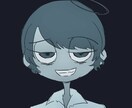 個性的でクールなアイコン描きます 個性的なアイコンで覚えられたいあなたに！　ラフ修正無料です。 イメージ1