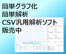 csv汎用データ解析ソフト作ります どんなcsvファイルも簡単グラフ化、エクセルより使い易い。 イメージ1