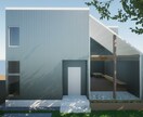 建物をイメージしやすい外観パースを提供します ２カット　外観パース　3月中のみ特別価格 イメージ6
