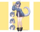 モンスター娘も可！キャラのデザイン＆立ち絵作ります 魅力的なキャラが必要な方へ（著作権譲渡可です！） イメージ1