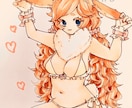 やわらかお肉の女の子描きます 触れたくなるようなむっちりふわふわの女の子描きます イメージ1