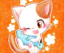 原画購入OK☆おめめパッチリ可愛い動物描きます SNSアイコン・大切なペットちゃん等 可愛く仕上げます☆ イメージ8