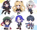 商用利用OK！ミニキャラ・SDキャラお描きします アイコン・YouTube・Vtuber・グッズイラストに！ イメージ4