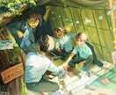 パキッと見やすいイラストを作成いたします 絵柄寄せ可！生き生きとしたイラストを描きます！ イメージ3