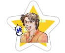SHOWROOM配信アプリのアバター描きます 〇〇風が得意。例→劇画風。SHOWROOMのライバー向け イメージ1